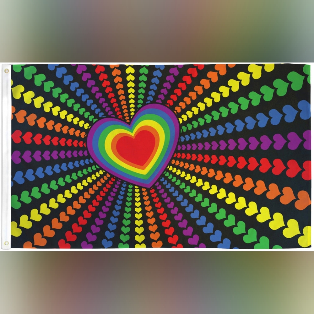 Heart Pride Flag